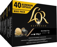 L'OR Espresso Ristretto koffiecups - 160 stuks