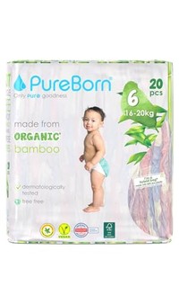 PureBorn luiers maat 6 - 20 stuks