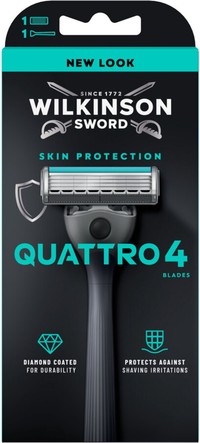 Wilkinson Quattro scheersysteem + 1 navulmesje