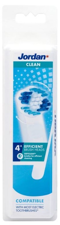 Jordan Hydro Clean opzetborstels - 4 stuks