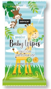 Sence Sensitive babydoekjes - 72 stuks