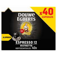 Douwe Egberts Espresso Ristretto koffiecups - 40 stuks