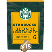 Starbucks Blonde Espresso Roast Nespresso-cups - 18 stuks