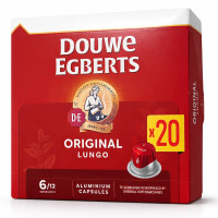 Douwe Egberts Lungo Original Nespresso-cups - 20 stuks