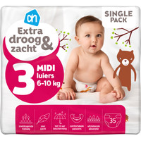 Albert Heijn Extra Droog & Zacht luiers maat 3 - 35 stuks
