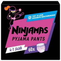 Pampers Ninjamas nachtluiers meisjes 4-7 jaar - 60 stuks