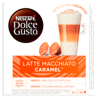 Nescafe karamel latte macchiato Dolce Gusto cups - 16 stuks