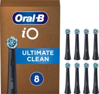 Oral-B iO Ultimate Clean zwarte opzetborstels - 8 stuks