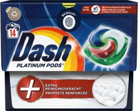 Dash Platinum extra reinigingskracht wascapsules - 14 wasbeurten