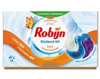 Robijn Stralend Wit 3-in-1 wascapsules - 15 wasbeurten