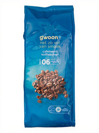 g'woon Ontkoffeïneerde koffiebonen - 500 gram