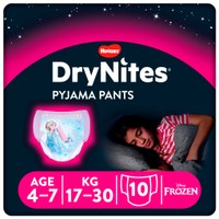 Huggies DryNites nachtluiers meisjes 4-7 jaar - 10 stuks