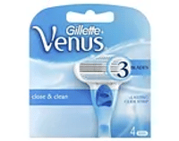 Gillette Venus Close & Clean - 4 scheermesjes