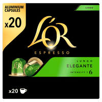 L'OR Lungo Elegante koffiecups - 20 stuks