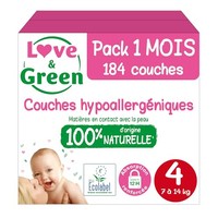 Love & Green luiers maat 4 - 184 stuks
