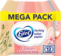 Edet Amandel Melk vochtig toiletpapier - 504 vellen