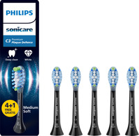 Philips C3 Plaque Defence zwarte opzetborstels - 5 stuks