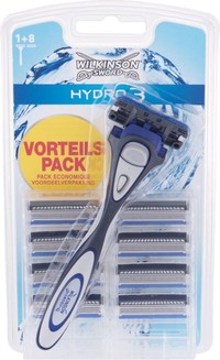 Wilkinson Hydro 3 scheersysteem + 8 mesjes