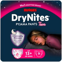 Huggies DryNites nachtluiers meisjes 8-15 jaar - 9 stuks