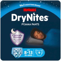 Huggies DryNites nachtluiers jongens 8-15 jaar - 9 stuks