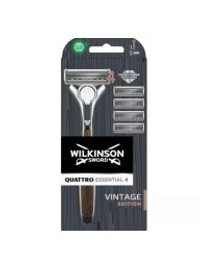 Wilkinson Quattro Vintage scheersysteem + 5 mesjes