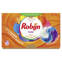 Robijn 3-in-1 Bonte was wascapsules - 15 wasbeurten