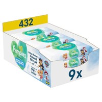 Pampers Harmonie Aqua Paw Patrol babydoekjes - 432 stuks
