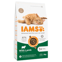 IAMS Adult Cat kattenbrokken met lam - 3 kg