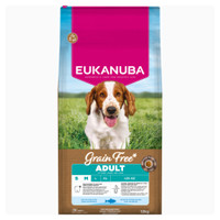 Eukanuba Grain Free Adult Small & Medium hondenbrokken met zeevis - 24 kg