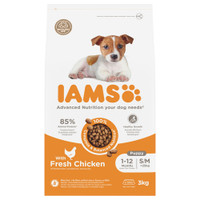 IAMS Puppy Small & Medium Breed Kip hondenbrokken - 3 kg