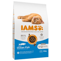 IAMS Kitten kattenbrokken met zoutwatervis - 10 kg