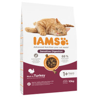 IAMS Sensitive Digestion volwassen & senior kalkoenkattenbrokken - 20 kg