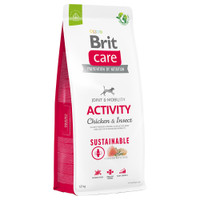 Brit Care Dog Sustainable Activity Kip & Insecten volwassen hondenbrokken - 24 kg