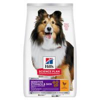 Hill's Science Plan Adult Sensitive Stomach & Skin Medium kip hondenbrokken - 14 kg