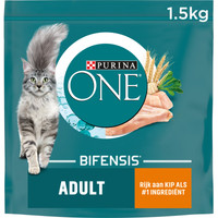 Purina ONE Adult rijk aan kip kattenbrokken - 1,5 kg