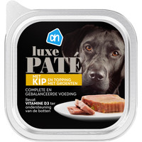 Albert Heijn Paté Luxe met kip en groente natvoer voor honden - 150 gram