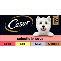 Cesar Cuisine Selectie saus natvoer voor volwassen honden - 1,2 kg