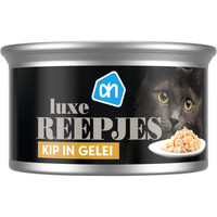 Albert Heijn luxe reepjes kip in gelei natvoer voor volwassen katten - 85 gram