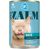 Albert Heijn Paté met zalm natvoer voor volwassen katten - 400 gram
