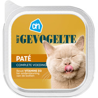 Albert Heijn Paté gevogelte natvoer voor katten - 100 gram