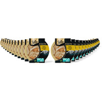 Sheba Filets natvoer voor volwassen katten, gevogelte met zalm - 22 stuks × 484 gram (10648 gram totaal)