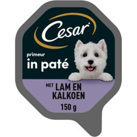 Cesar Primeur natvoer voor volwassen honden met lam en kalkoen - 150 gram