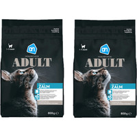 Albert Heijn Brokjes Premium voor volwassen katten, zalm - 1,6 kg