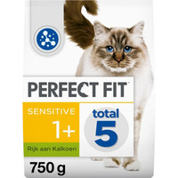 Perfect Fit Sensitive volwassen kalkoen kattenbrokken - 750 gram