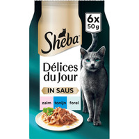 Sheba Délices du Jour Fresh & Fine natvoer voor katten - 300 gram