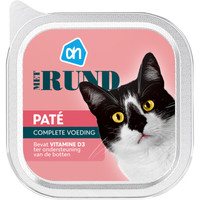 Albert Heijn Paté rund natvoer voor katten - 100 gram