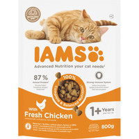 IAMS Adult Small & Medium Breed Vitality kip kattenbrokken - 800 gram
