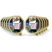 Sheba Finesse Mousse zalm natvoer voor volwassen katten - 1 kg