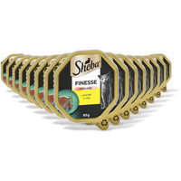Sheba Finesse Mousse kip natvoer voor volwassen katten - 15 stuks