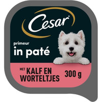 Cesar Primeur Kalfpaté natvoer voor volwassen honden - 300 gram